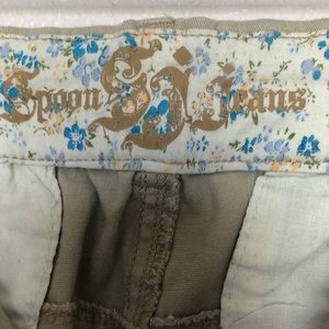 Spoon jeans brand Kahki linen pants size 21